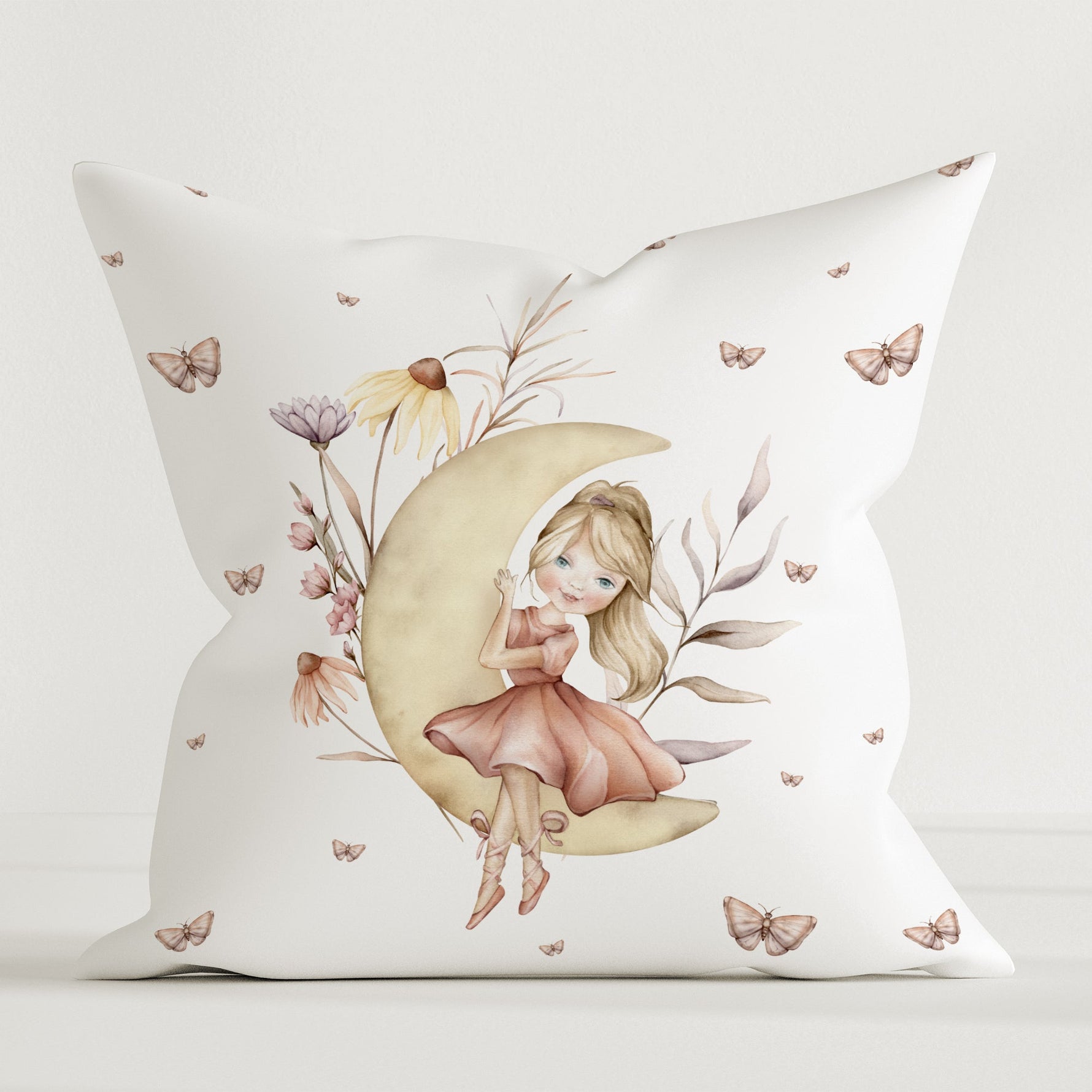 "Sweet Ballerina" Premium Kinder Dekokissen