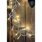 Weihnachtskranz LED Kranz Timer Batterie Lichterkranz warmweiß Leuchtkranz 30 cm