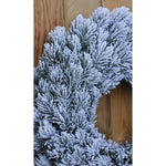 Adventskranz Tannenkranz Weihnachtskranz künstlicher Deko-Kranz grün weiß Ø 40cm
