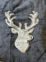 Decke Kuscheldecke Tagesdecke Wohndecke Hirsch Winter 150x200 kuschelig weich