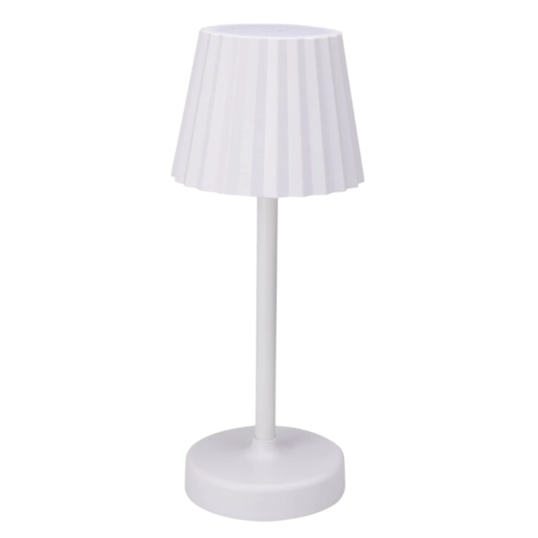 Tischleuchte Lampe Leuchte LED weiß schwarz Batterie Leselampe Nachttischlampe