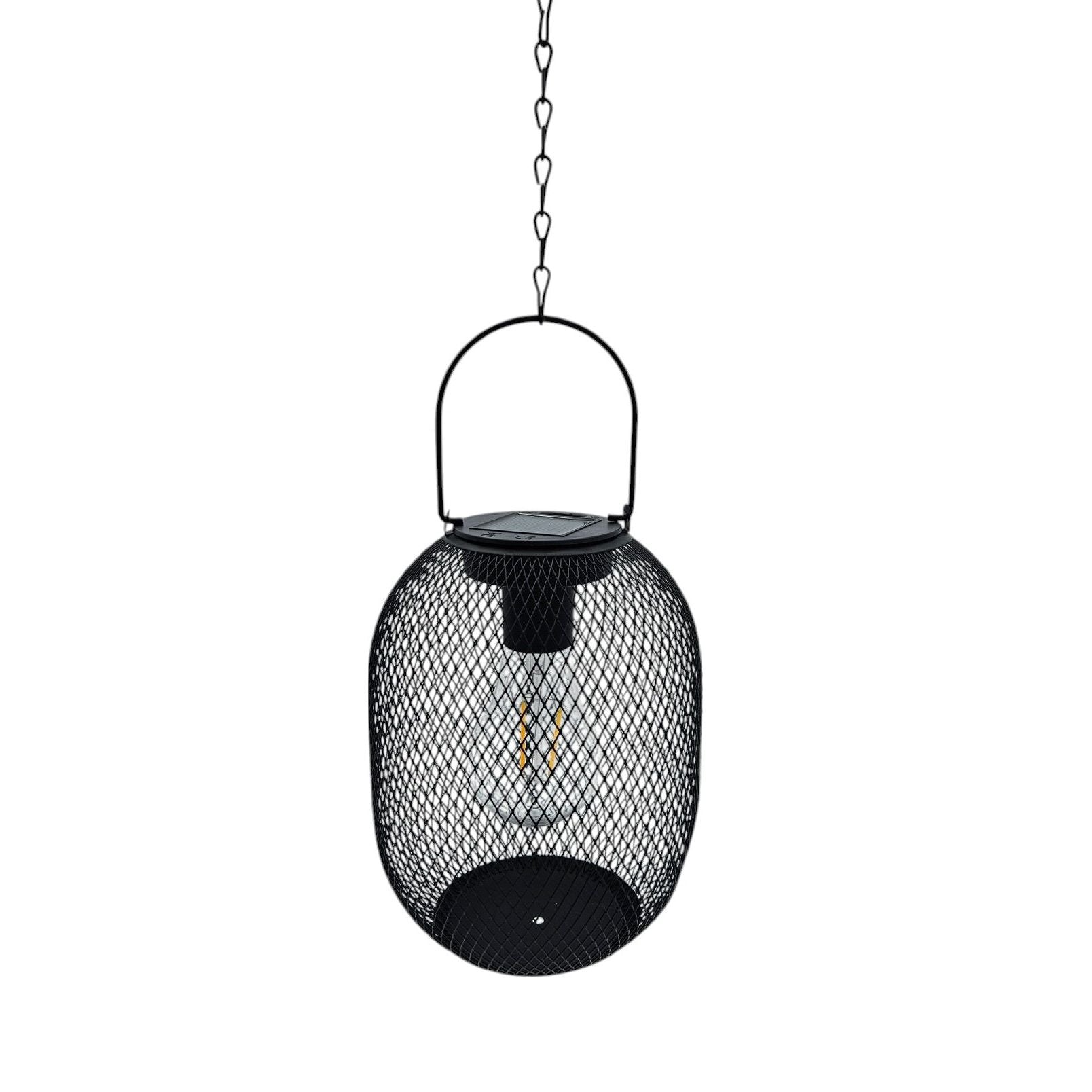 Solarleuchte Metall Gartenleuchte Gartenbeleuchtung warm weiß schwarz LED Leuchte