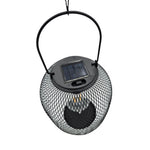 Solarleuchte Metall Gartenleuchte Gartenbeleuchtung warm weiß schwarz LED Leuchte