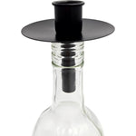 4 STÜCK Kerzenhalter für Flaschen Metall schwarz Kerze Flasche Stabkerzenhalter