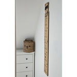 Messlatte Kinder Holz 60-150 cm Größenmesser Jungen und Mädchen Pandabär Tiger Zebra