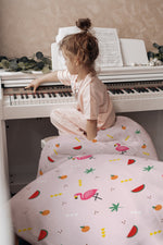 "Flamingo" Premium Kinderbettwäsche