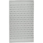 Outdoor Teppich Balkonteppich außen Balkon Terrasse 150x90 cm schwarz grau beige(Grau)
