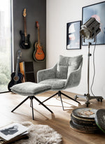 PARKER Loungesessel inkl. Hocker