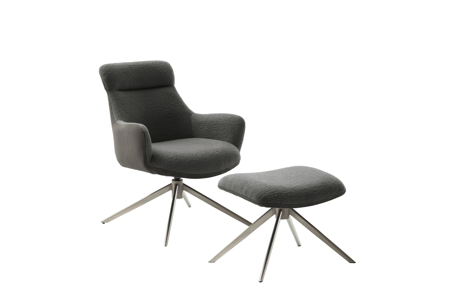 PELION Loungesessel inkl. Hocker