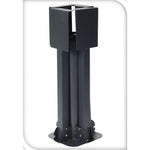 Schirmständer Plattenständer Sonnenschirm Metall grau Ständer für 40x40 Platten