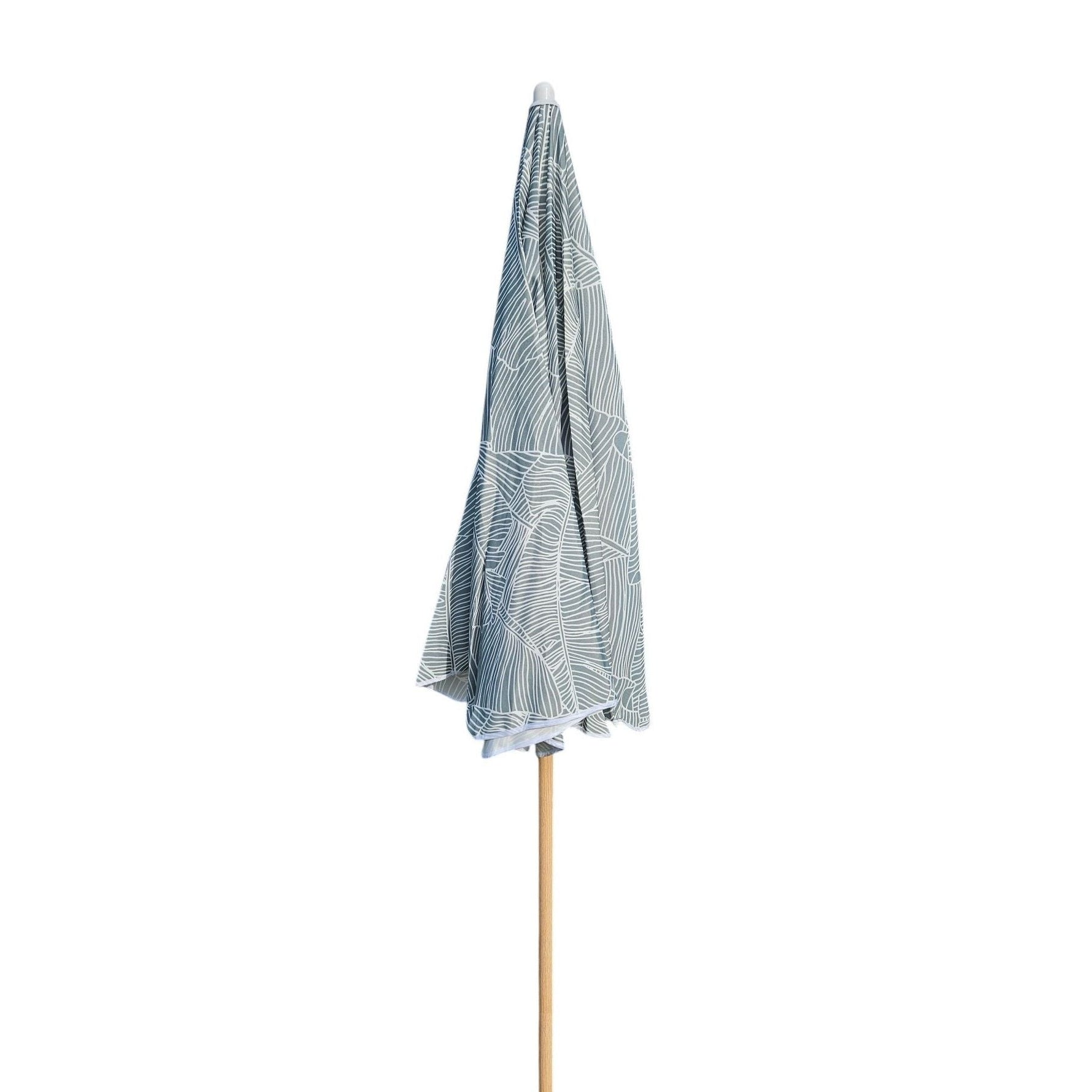 Sonnenschirm Strandschirm Balkonschirm grün creme braun 160 cm UV Schutz 30+
