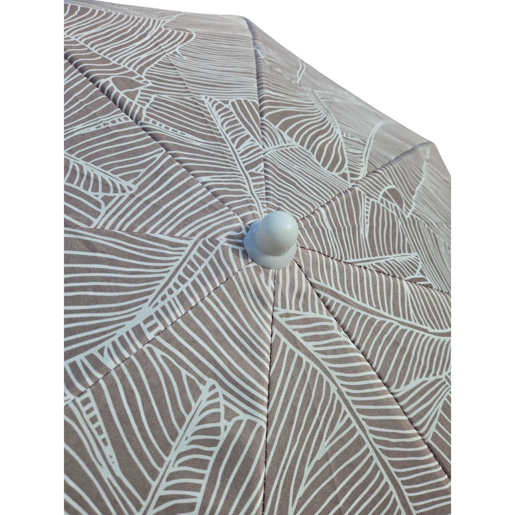 Sonnenschirm Strandschirm Balkonschirm grün creme braun 160 cm UV Schutz 30+