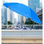 Sonnenschirm Strandschirm Strand Reise Stabil UV Schutz UPF 50+ blau 170 cm