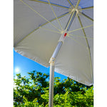 Sonnenschirm Strandschirm Strand Reise Stabil UV Schutz UPF 50+ blau 170 cm
