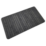 Sofatablett flexibel Bambustablett Bambus Natur anthrazit Armlehnen Schoner