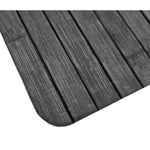 Sofatablett flexibel Bambustablett Bambus Natur anthrazit Armlehnen Schoner