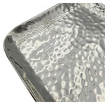 Dekotablett Dekoschale Metall silber Deko Tischdeko Schale Tablett 45 cm B-WARE