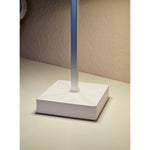 Tischleuchte Touch dimmbar LED Lampe Leuchte weiß silber kabellos Höhe 26 cm