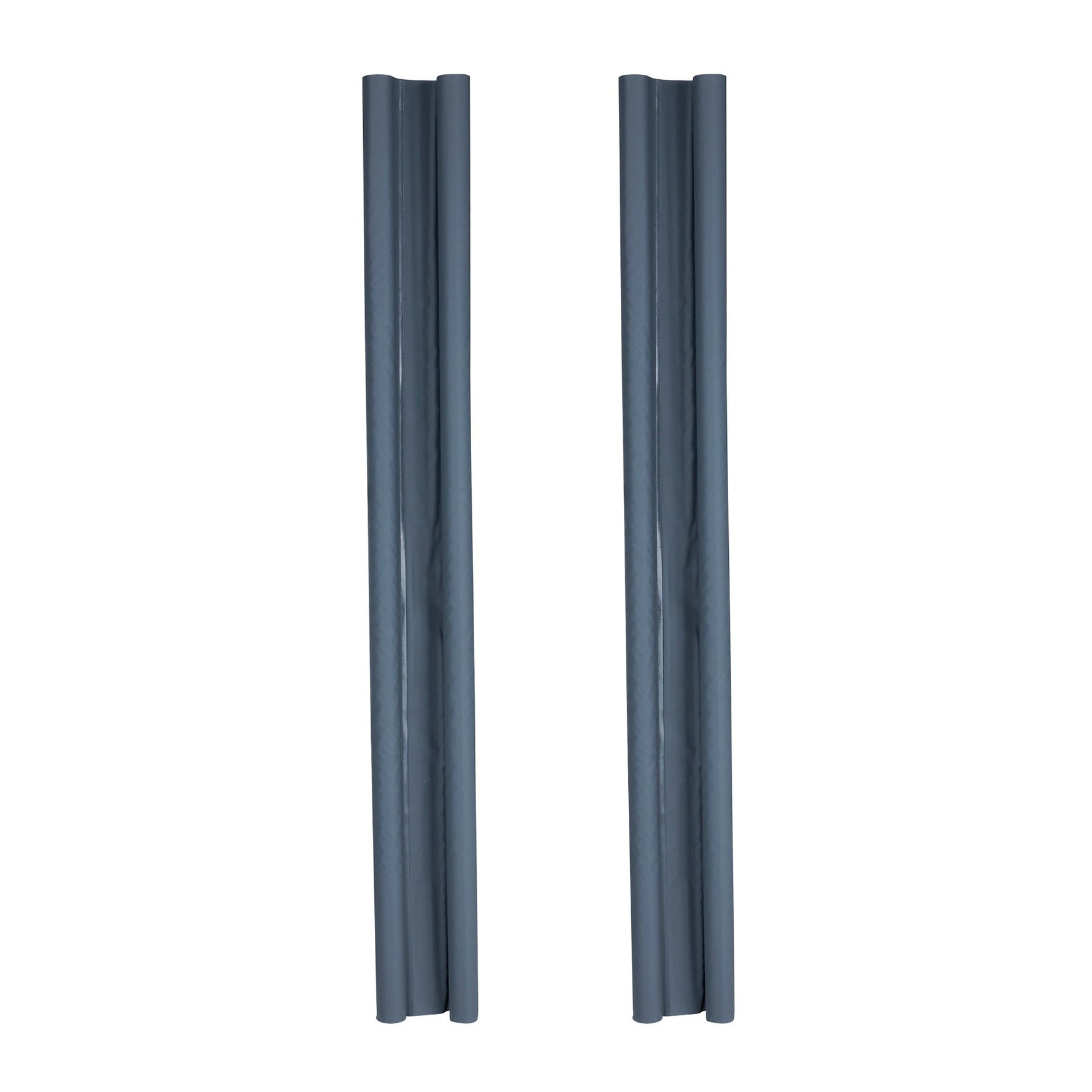Zugluftstopper Doppeldichtung Türdichtung grau Energiesparend 2er SET 95 cm KÜRZBAR