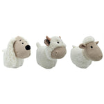 Türstopper Türsack Schaf Kuh Hund Türpuffer für Boden Stoff und Sand weiß beige
