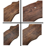 Schneidebrett  XXL Mangoholz Servierbrett Platte Holzbrett Lang 80cm B-WARE