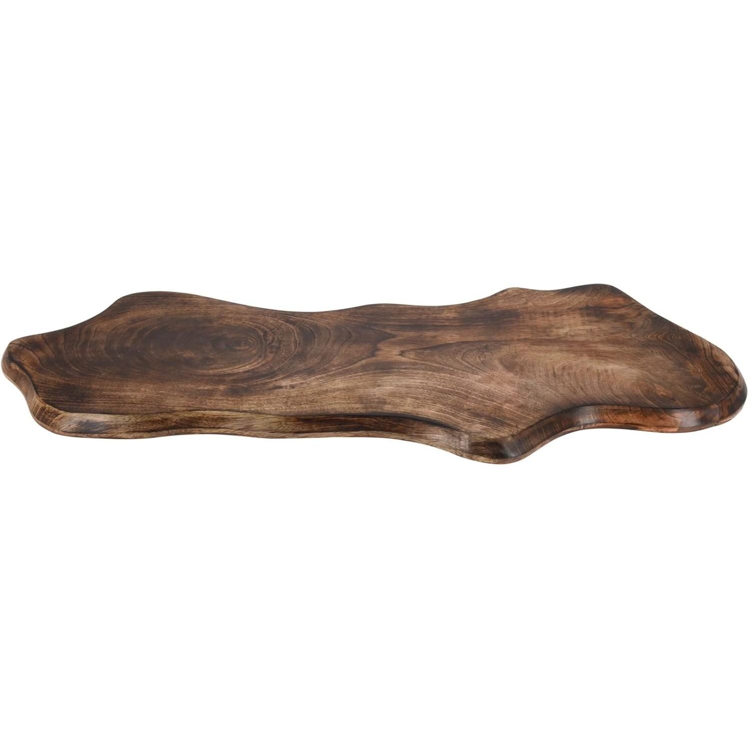 Schneidebrett  XXL Mangoholz Servierbrett Platte Holzbrett Lang 80cm B-WARE