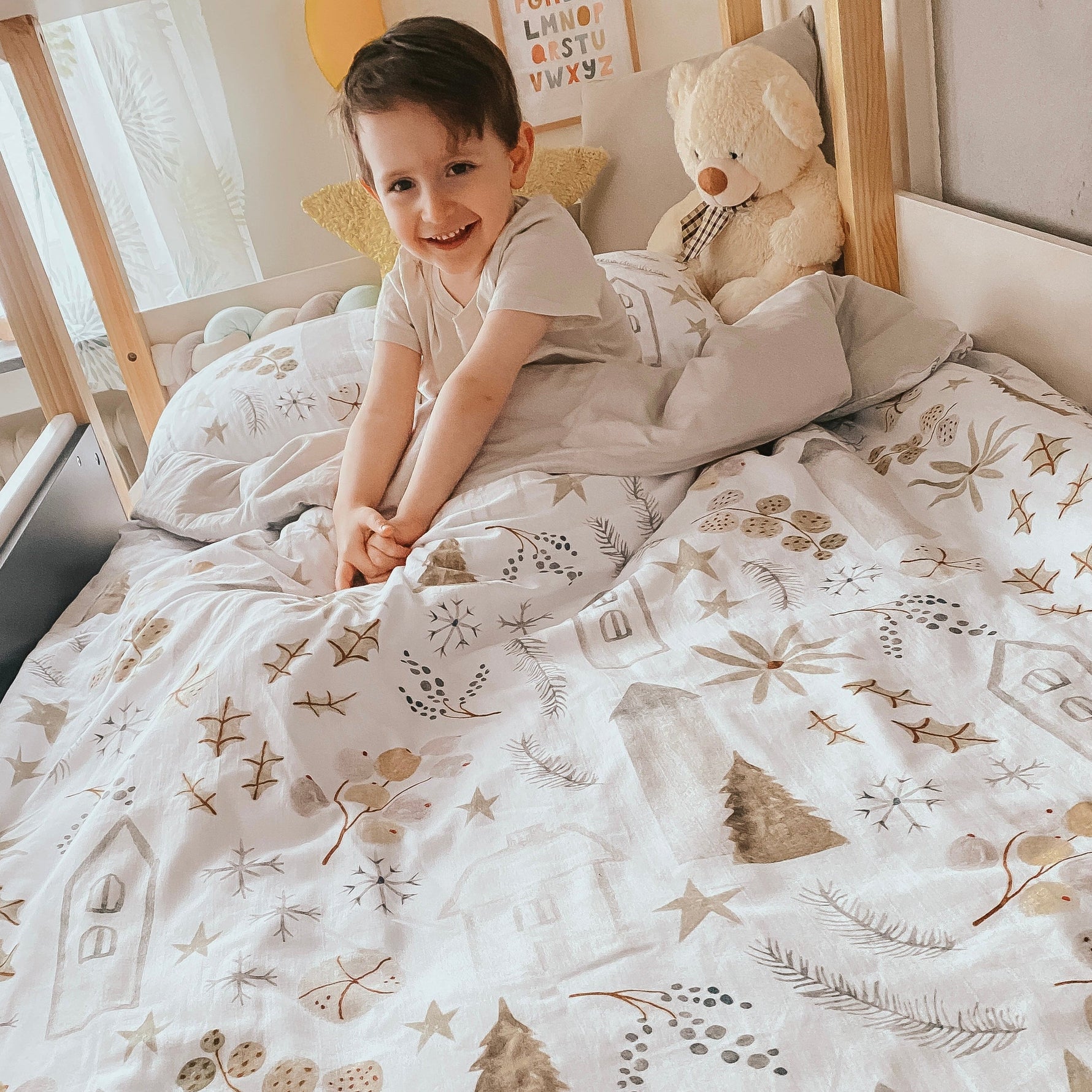 “Zauberstadt” Premium Kinderbettwäsche