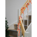 Lichterkette 180 cm Zuckerstangen LED Batterie warmweiß Weihnachtsbeleuchtung