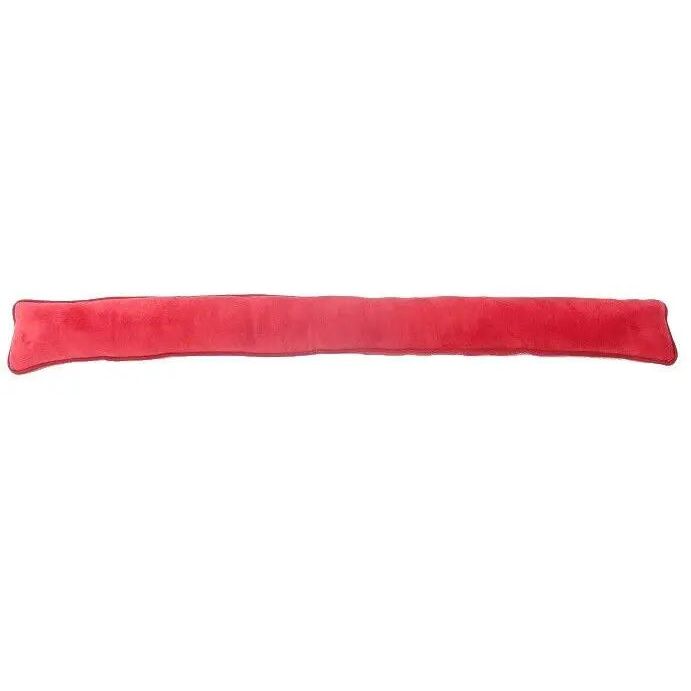 Zugluftstopper Windstopper Türwindstopper Zugluft Microfaser 90 cm Dunkelrot