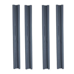 Zugluftstopper Doppeldichtung Türdichtung grau Energiesparend 2er SET 95 cm KÜRZBAR