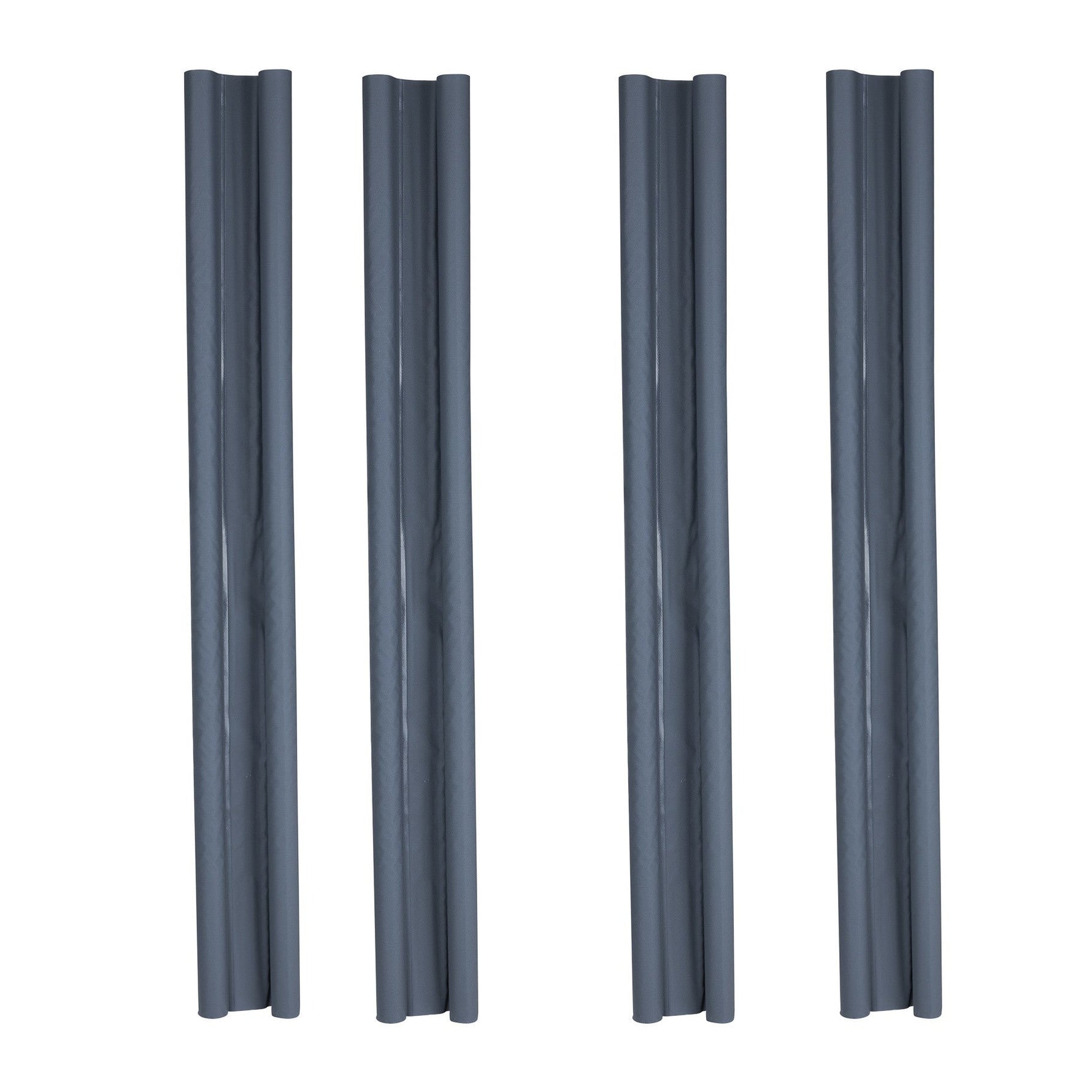 Zugluftstopper Doppeldichtung Türdichtung grau Energiesparend 2er SET 95 cm KÜRZBAR
