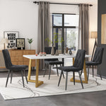MainMall Esstisch-Set aus Faserplatte