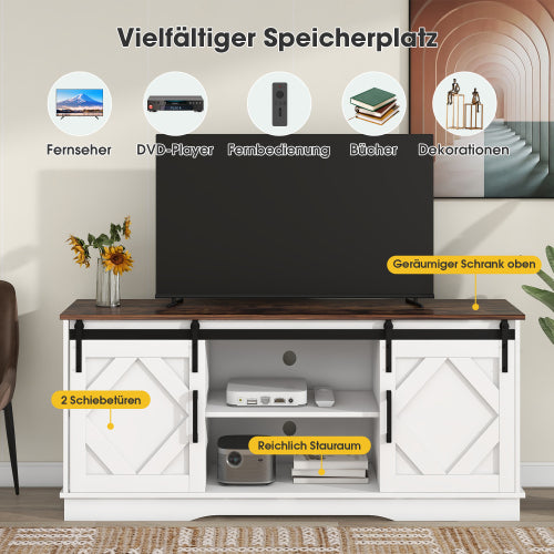 MainMall TV-Lowboard aus Spanplatte