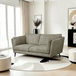 FURNHOUSE Bari 2-Sitzer Sofa - Stoffbezug Beige