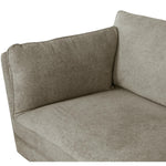 FURNHOUSE Bari 2-Sitzer Sofa - Stoffbezug Beige