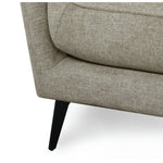 FURNHOUSE Bari 2-Sitzer Sofa - Stoffbezug Beige