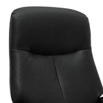FURNHOUSE Bull Elektrischer Relaxsessel - Echtleder Schwarz