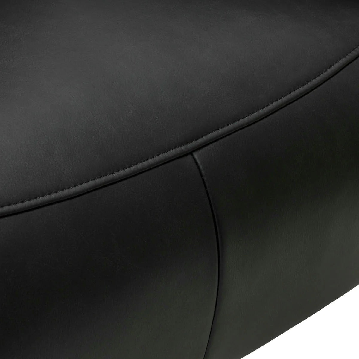 FURNHOUSE Bull Elektrischer Relaxsessel - Echtleder Schwarz