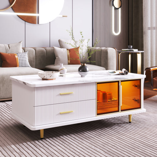 MainMall Couchtisch aus Spanplatte