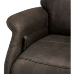 FURNHOUSE Delta Manueller Relaxsessel - Stoffbezug Taupe Grau