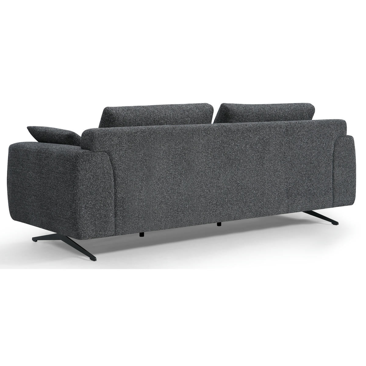 FURNHOUSE Detroit 3-Sitzer Sofa - Stoffbezug Grau