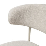 FURNHOUSE Diana Esszimmerstühle 2er Set - Bouclé-Stoff Beige