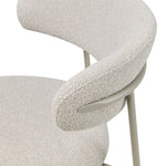 FURNHOUSE Diana Esszimmerstühle 2er Set - Bouclé-Stoff Beige