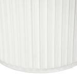 FURNHOUSE Easy Couchtisch Rund ø80 cm - Marmoroptik & Lamellenoptik Weiß