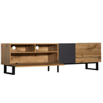 MainMall Holzmaserung TV Schrank