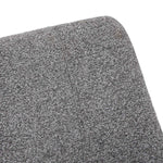 FURNHOUSE Helena Esszimmerstühle 2er Set - Drehbar, Bouclé-Stoff Grau