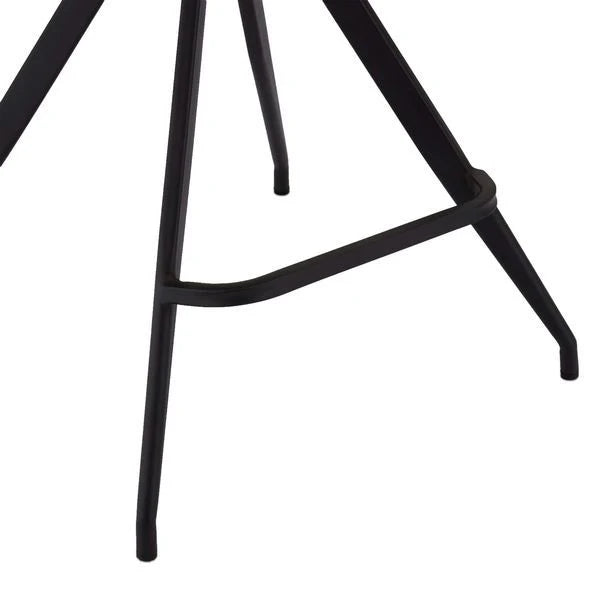 FURNHOUSE Isabel Barhocker 2er Set - Kunstleder Braun
