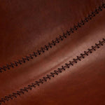 FURNHOUSE Isabel Barhocker 2er Set - Kunstleder Cognac Braun