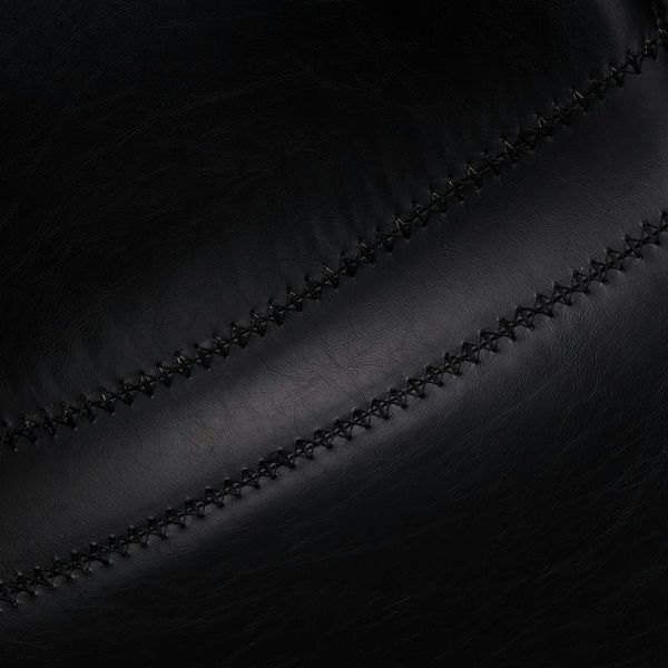 FURNHOUSE Isabel Barhocker 2er Set - Kunstleder Schwarz