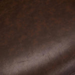 FURNHOUSE Luna Esszimmerstühle mit Armlehne 2er Set - Drehbar, Kunstleder Braun